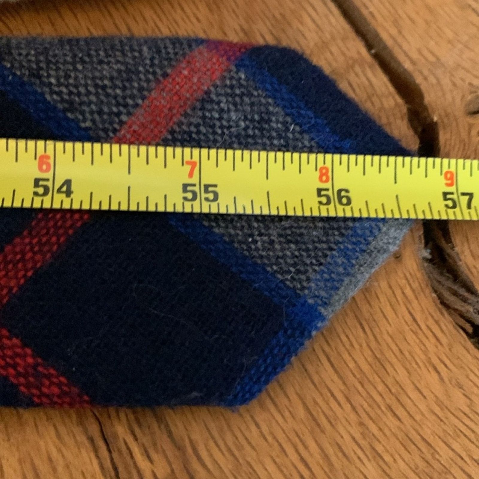 Vintage Scottish tartan clan plaid woven wool necktie Great Britain Size ONE SIZE - 8 Thumbnail