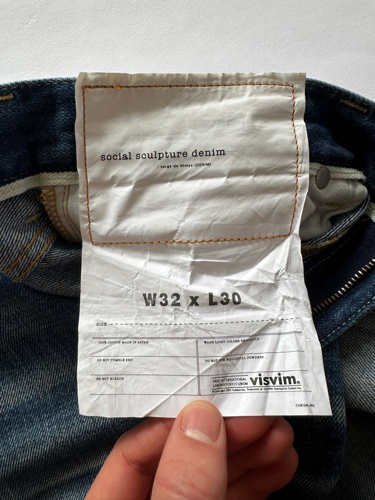 Visvim SS19 SPOT Social Sculpture 03 Damaged-7 Size US 32 / EU 48 - 7 Thumbnail