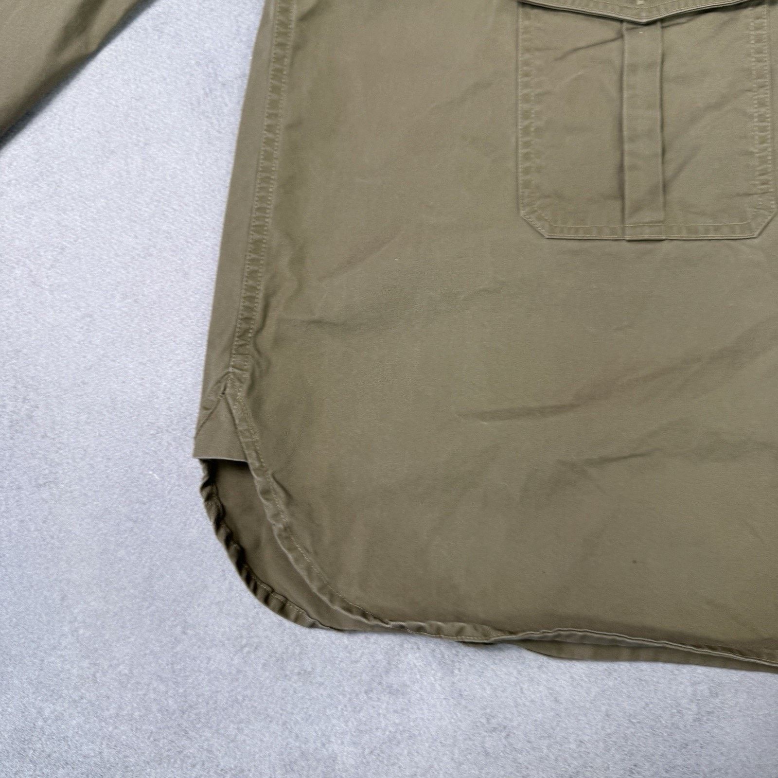 Burberry Vintage Burberry Brit Men Button Up Shirt Cargo Size L Beige Size US L / EU 52-54 / 3 - 12 Thumbnail