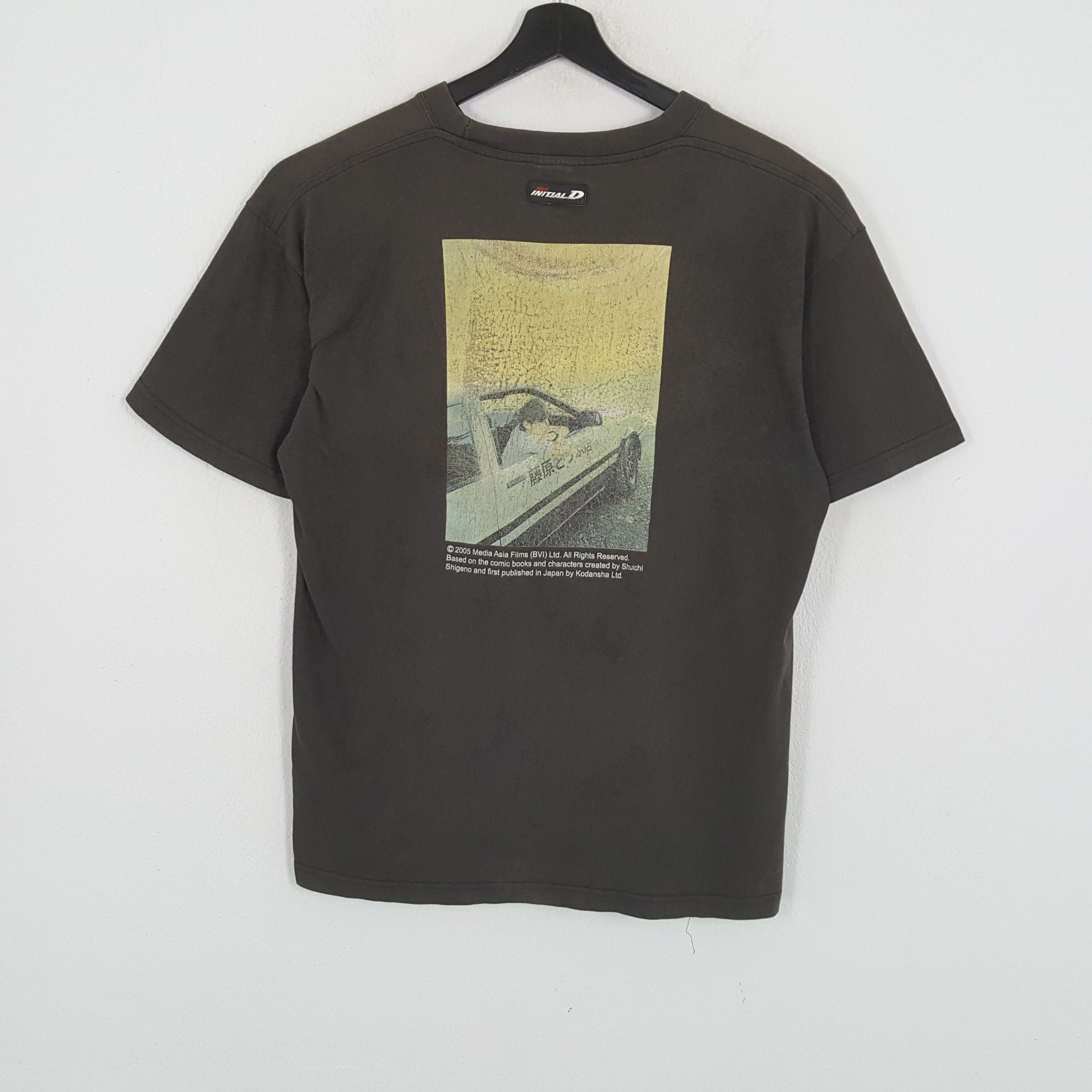 Vintage INITIAL D Japanese Anime Racing Cars Tshirt Size US L / EU 52-54 / 3 - 1 Thumbnail