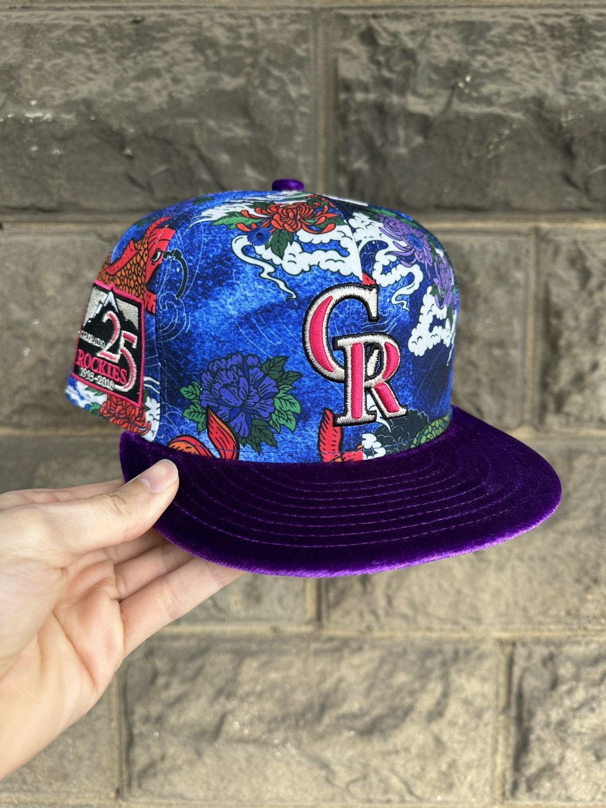 7 1/2 Colorado Rockies 25th Anniversary Koi Pond Rockwell