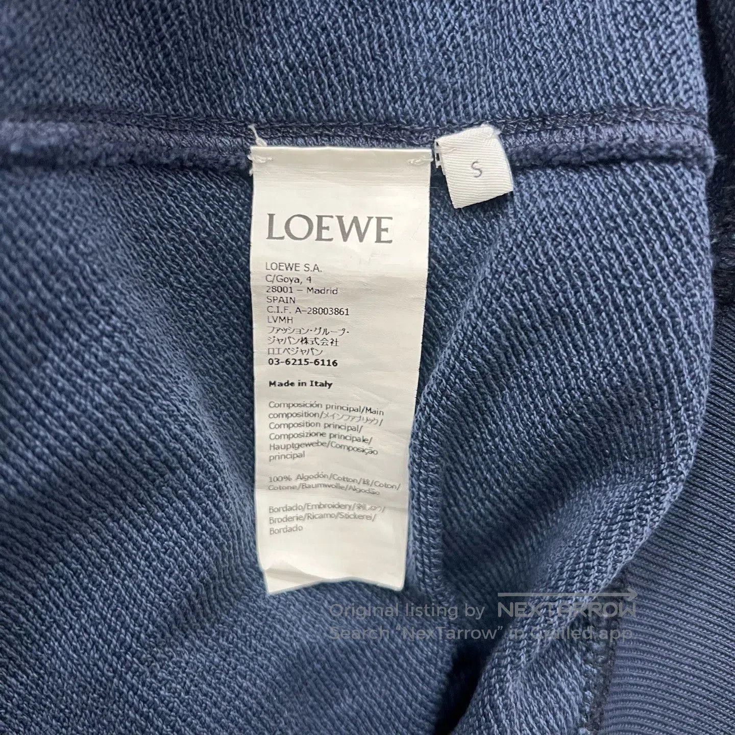Loewe Loewe Embroidered Distressed Sweatshirt. Size US S / EU 44-46 / 1 - 5 Thumbnail