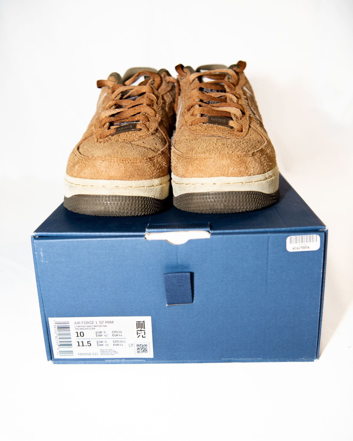 Nike Nike Air Force 1 Low ‘07 PRM NAI-KE Brown Size US 10 / EU 43 - 2 Thumbnail