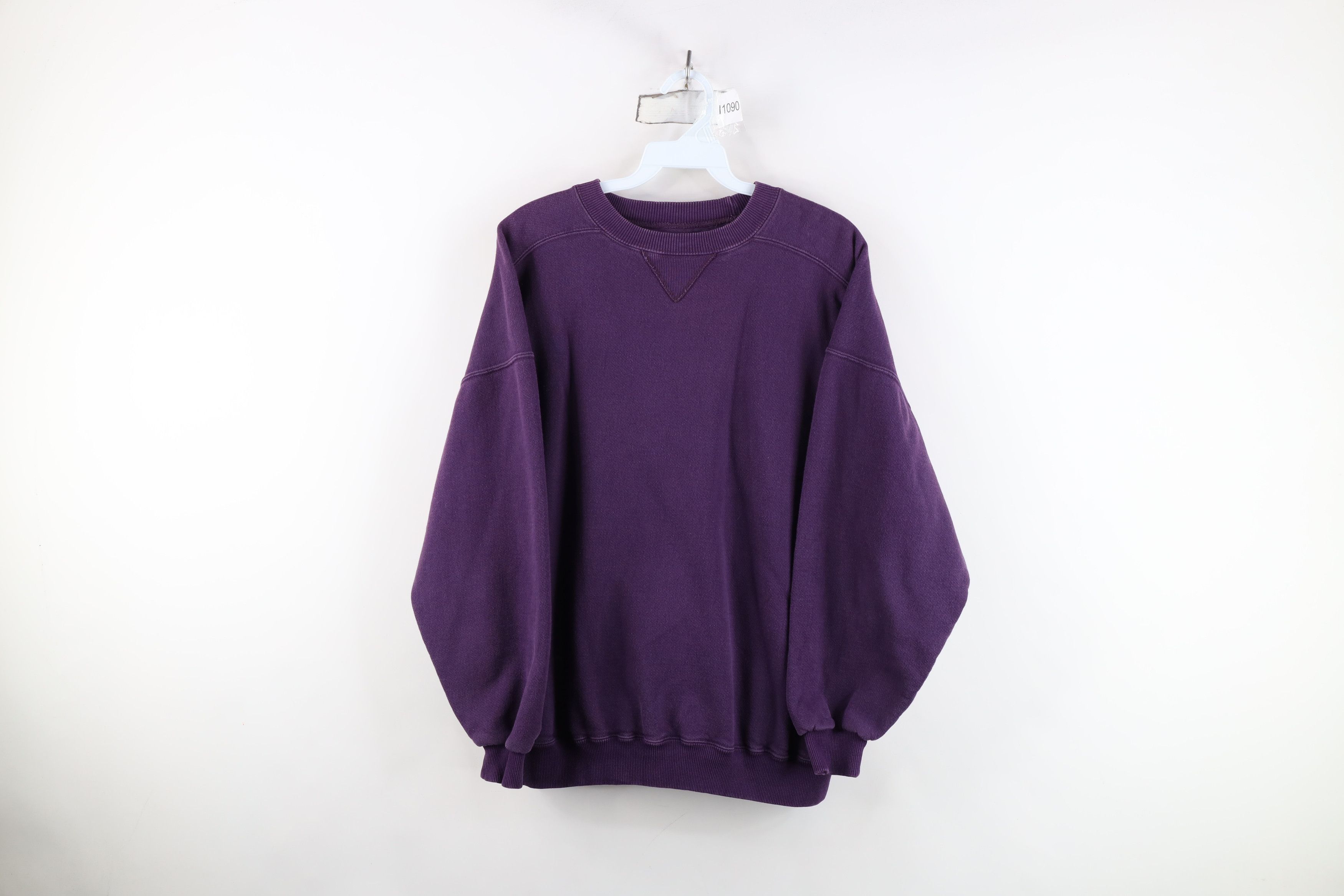 Vintage Vintage 90s Streetwear Heavyweight Crewneck Sweatshirt Size XL / US 12-14 / IT 48-50 - 1 Thumbnail