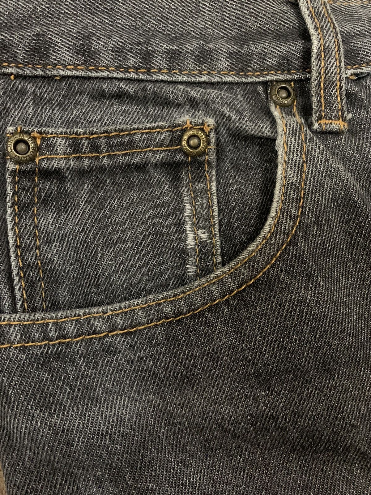 JNCO Vintage Japanese Brand Faded Loose Straight Distressed Jeans Size US 33 - 5 Thumbnail