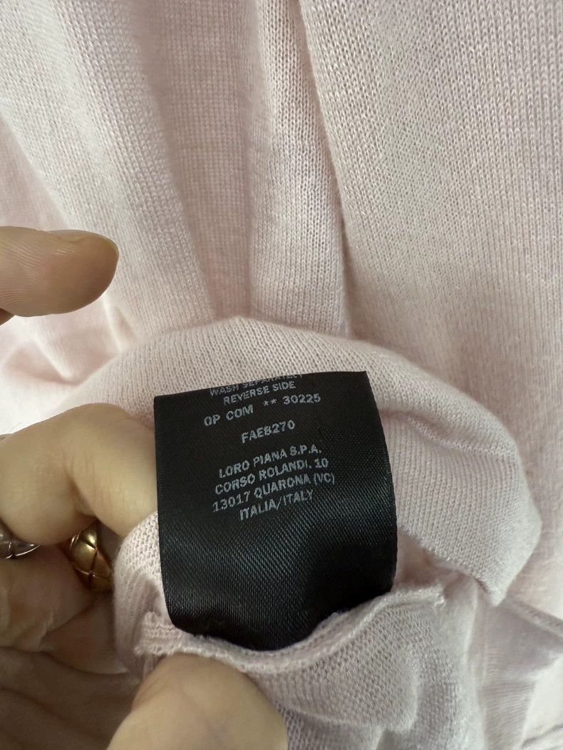 Other LORO PIANA Round neck pink undergarment Size XXS / US 00 / IT 34 - 6 Thumbnail
