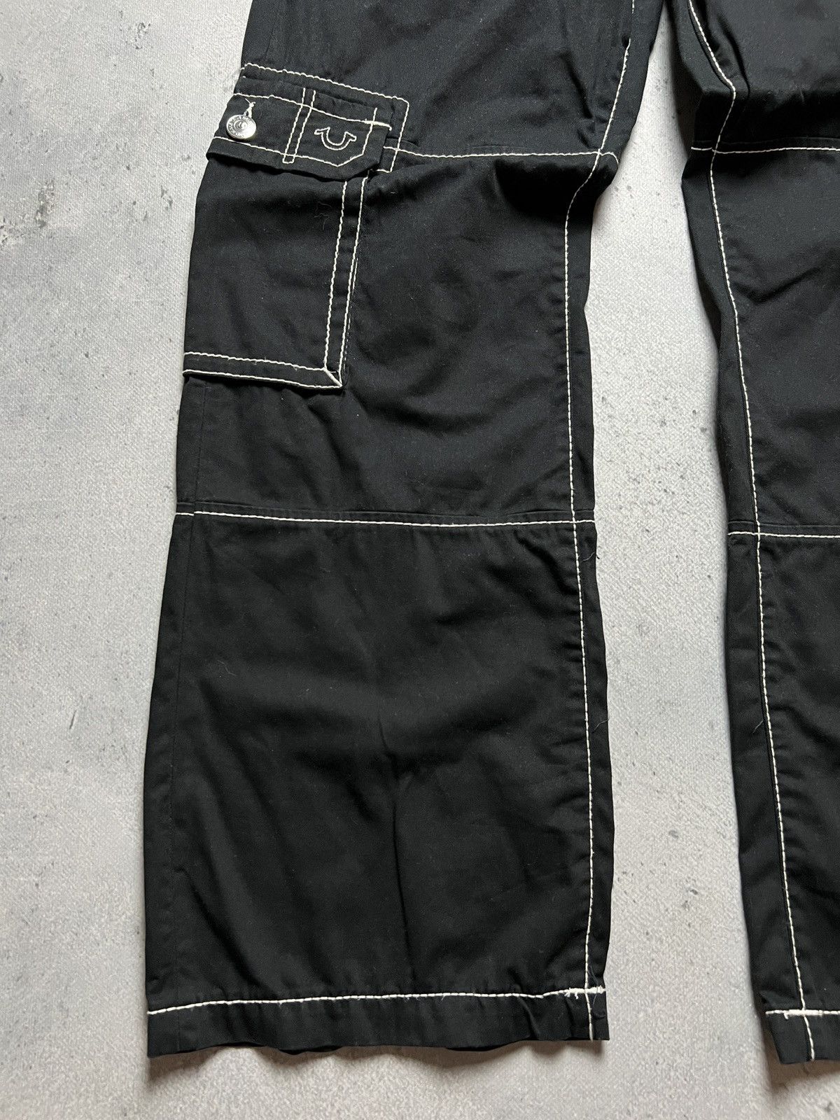 Japanese Brand × True Religion × Vintage True Religion Low Rise Baggy Cargo Pants y2k rare vintag USA Size US 30 / EU 46 - 3 Thumbnail