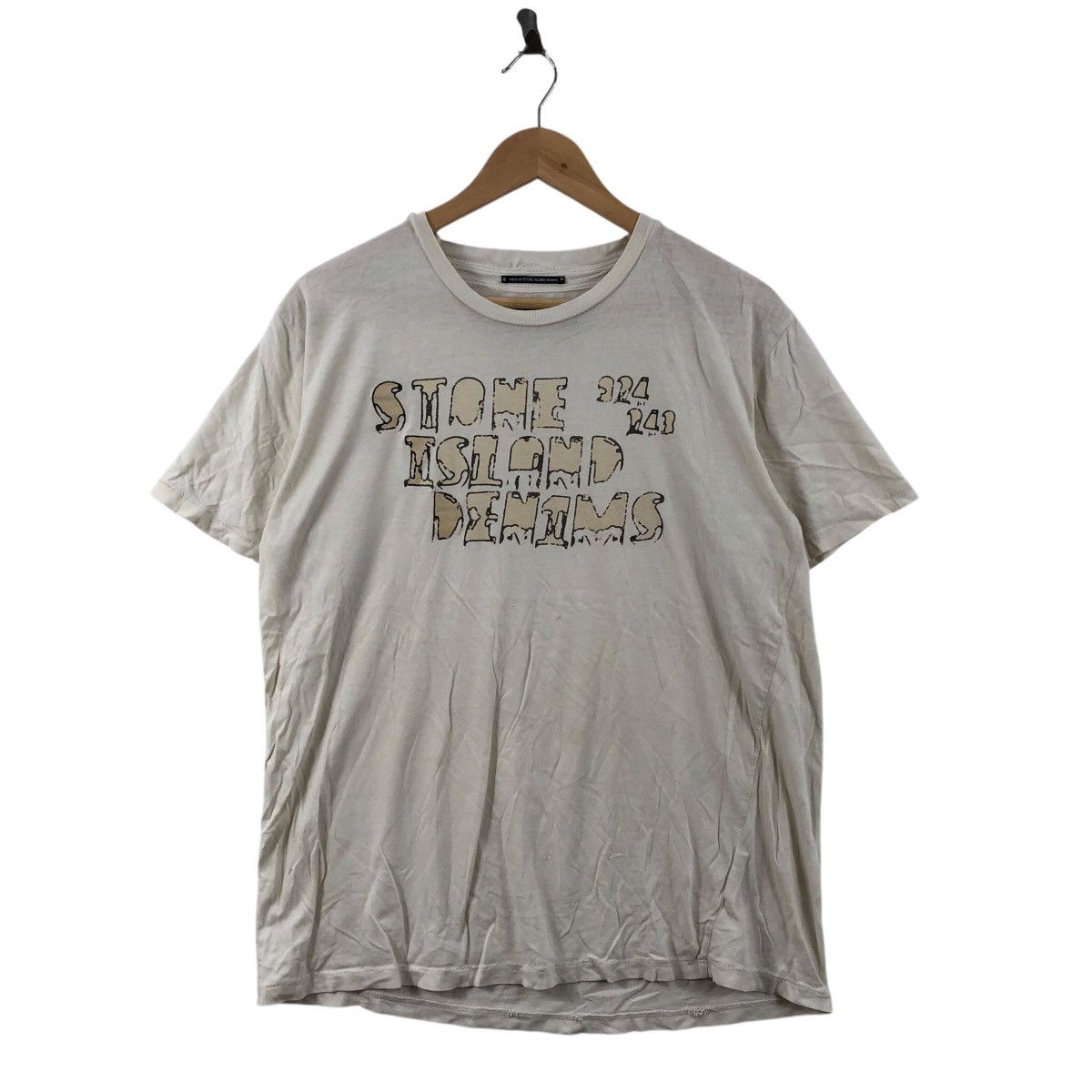 Stone Island Italian Hooligan STONE ISLAND DENIMS Massimo Osti T-Shirt Size US M / EU 48-50 / 2 - 1 Thumbnail