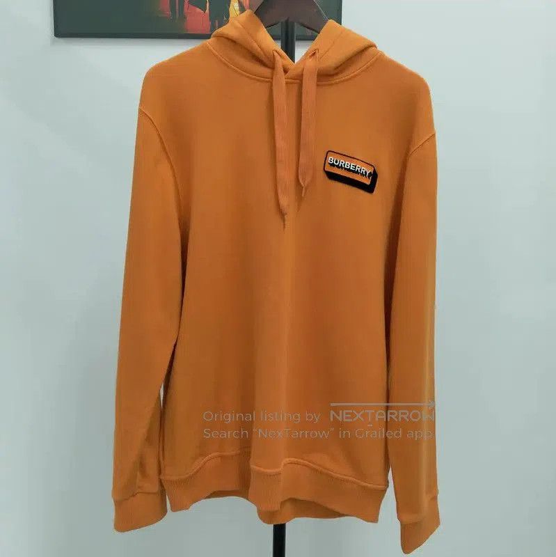 Burberry Burberry Orange Cotton Long Sleeve Hoodie. Size US L / EU 52-54 / 3 - 1 Thumbnail