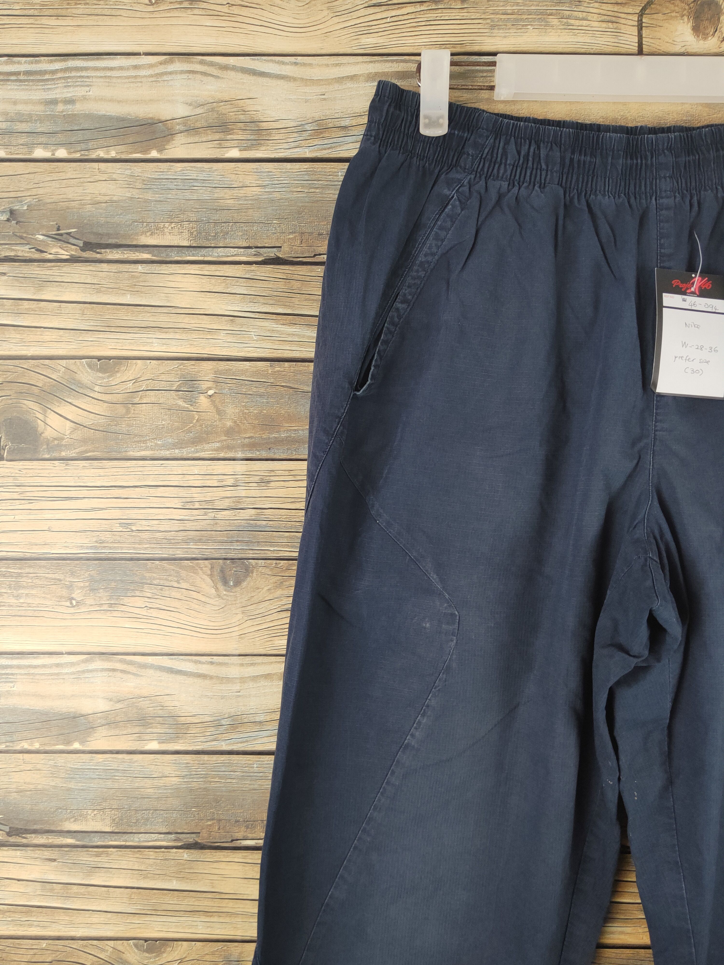 Nike DL Nike Navy Multipocket Joggers #46-094 Size US 28 / EU 44 - 3 Thumbnail