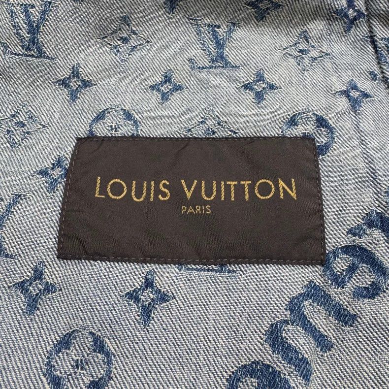 Louis Vuitton Louis Vuitton Full print denim jacket Nextarrow-2505 Size US XL / EU 56 / 4 - 2 Thumbnail