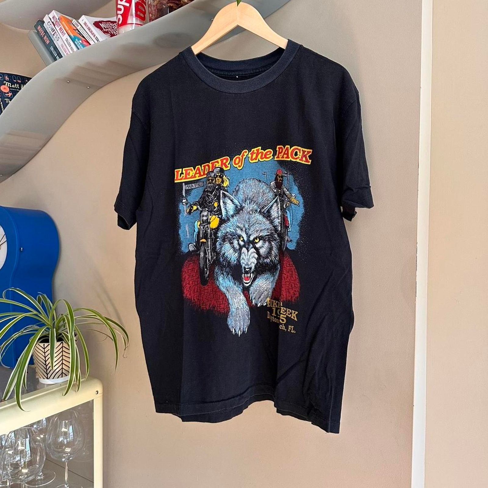 Harley Davidson × Vintage Vintage 1995 Bike Week Leader Of The Pack Shirt Size US L / EU 52-54 / 3 - 1 Thumbnail