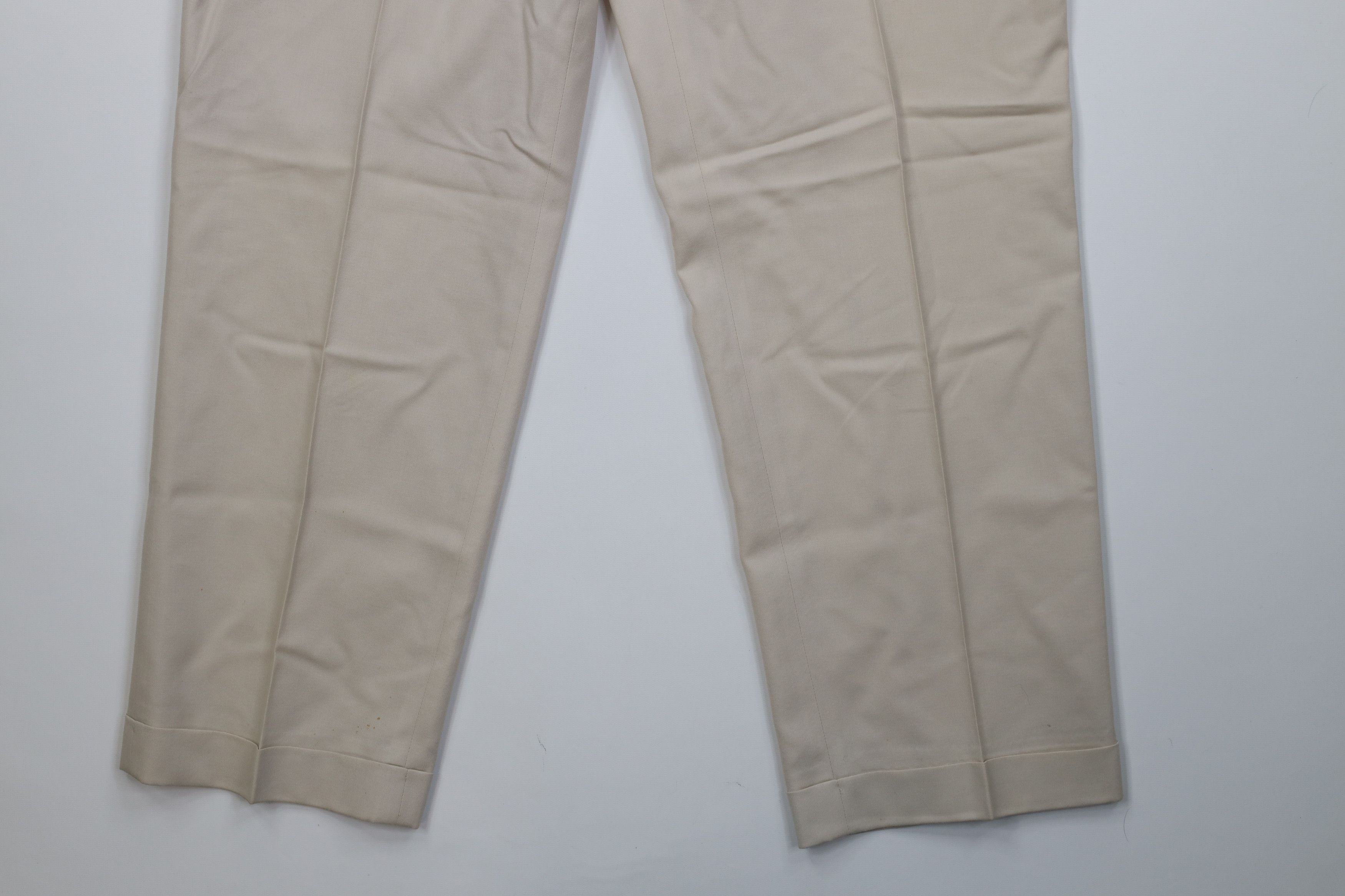 Vintage Vintage 70s Streetwear Wide Leg Chino Pants Trousers USA Size US 34 / EU 50 - 5 Thumbnail