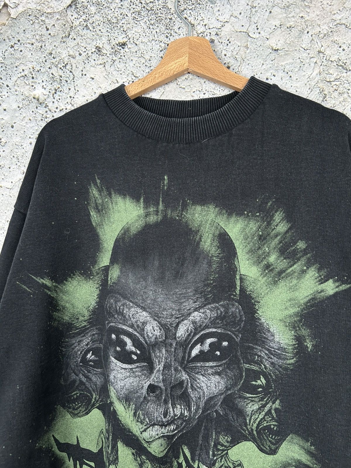 Han Kjobenhavn Han Kjobenhavn Aliens UFO Graphic Crewneck Designer Hype Size US XL / EU 56 / 4 - 3 Thumbnail