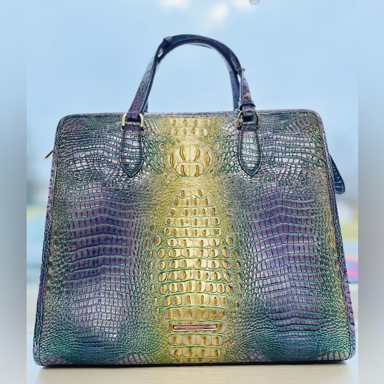 BRAHMIN Brahmin Tia Viola Ombré Melbourne Tote Bag NWT​​​​​ Size ONE SIZE - 5 Thumbnail