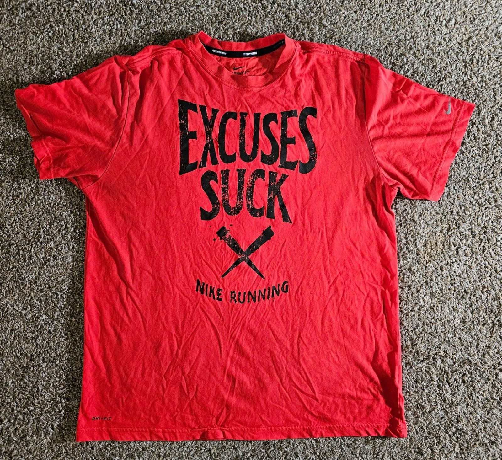 Nike × Vintage Running Sucks T | Grailed