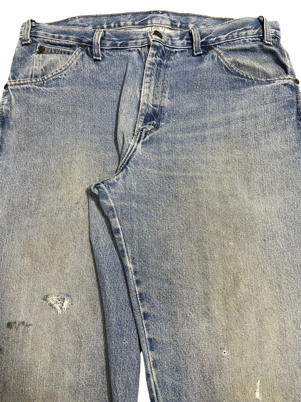 Dickies Vintage Dickies Blue Faded Wash Carpenter Loose Jeans Size US 34 / EU 50 - 4 Thumbnail