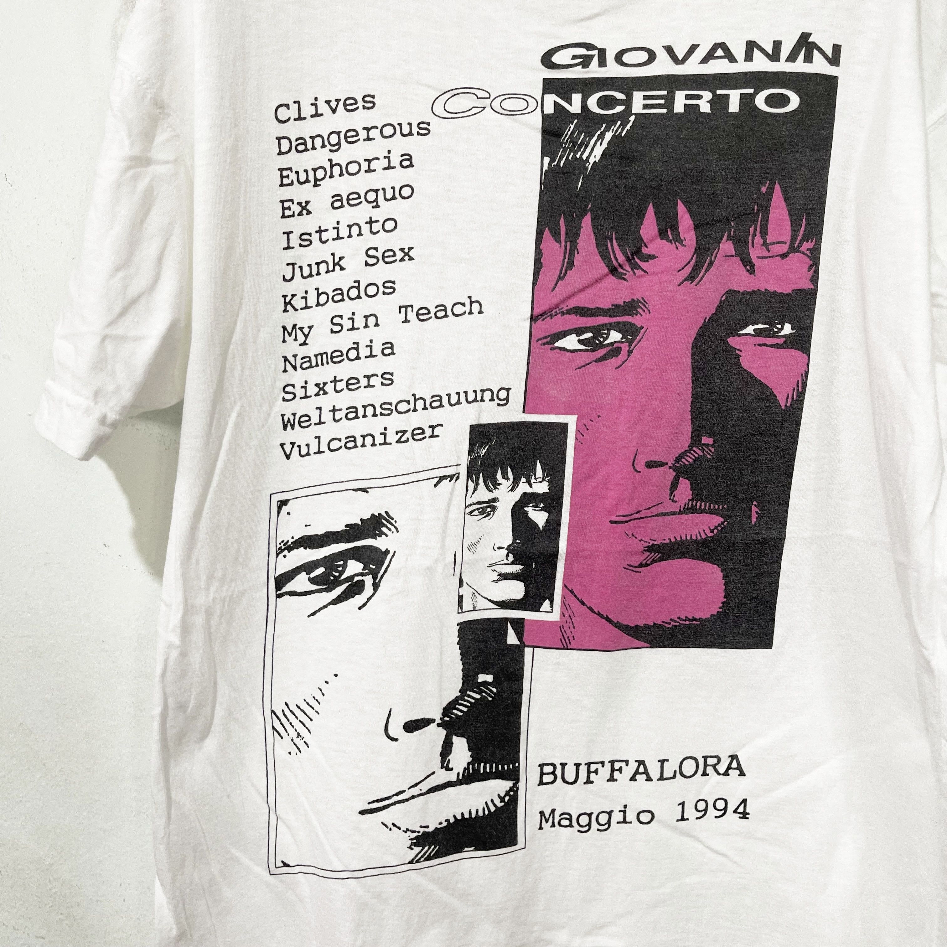 Vintage Vintage 1994 Giovani Concerto T-Shirt Size US M / EU 48-50 / 2 - 2 Thumbnail