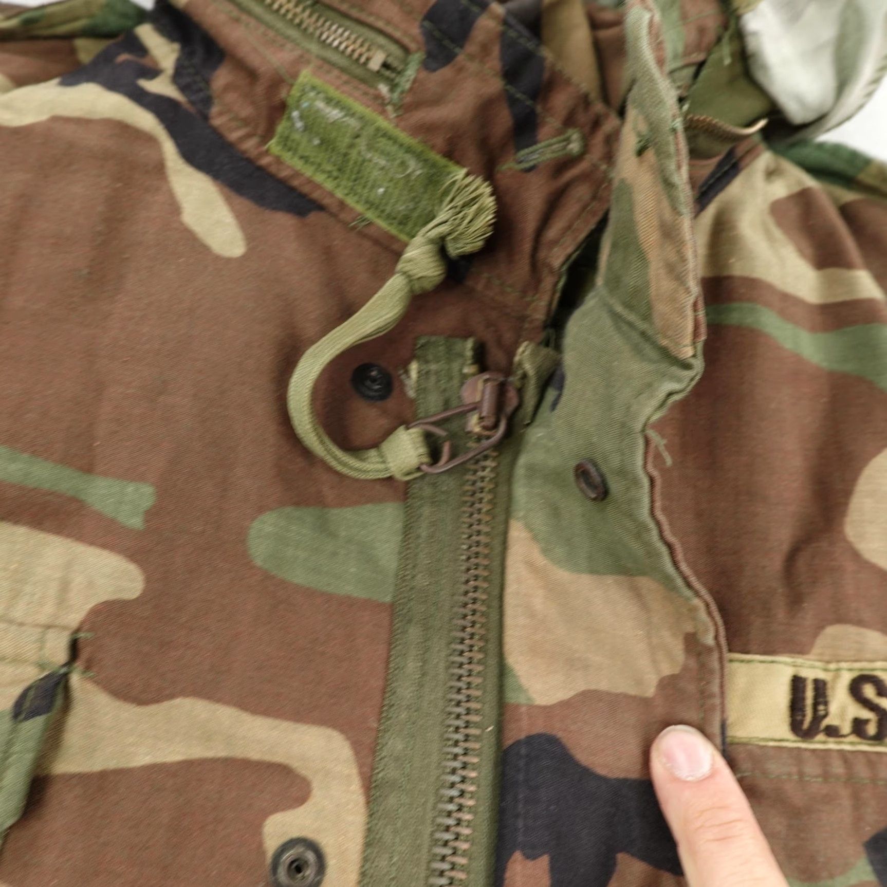 Vintage Vintage US Army Jacket Mens Medium Camo M65 Field Coat Cold Weather Liner 80s Size US M / EU 48-50 / 2 - 5 Thumbnail
