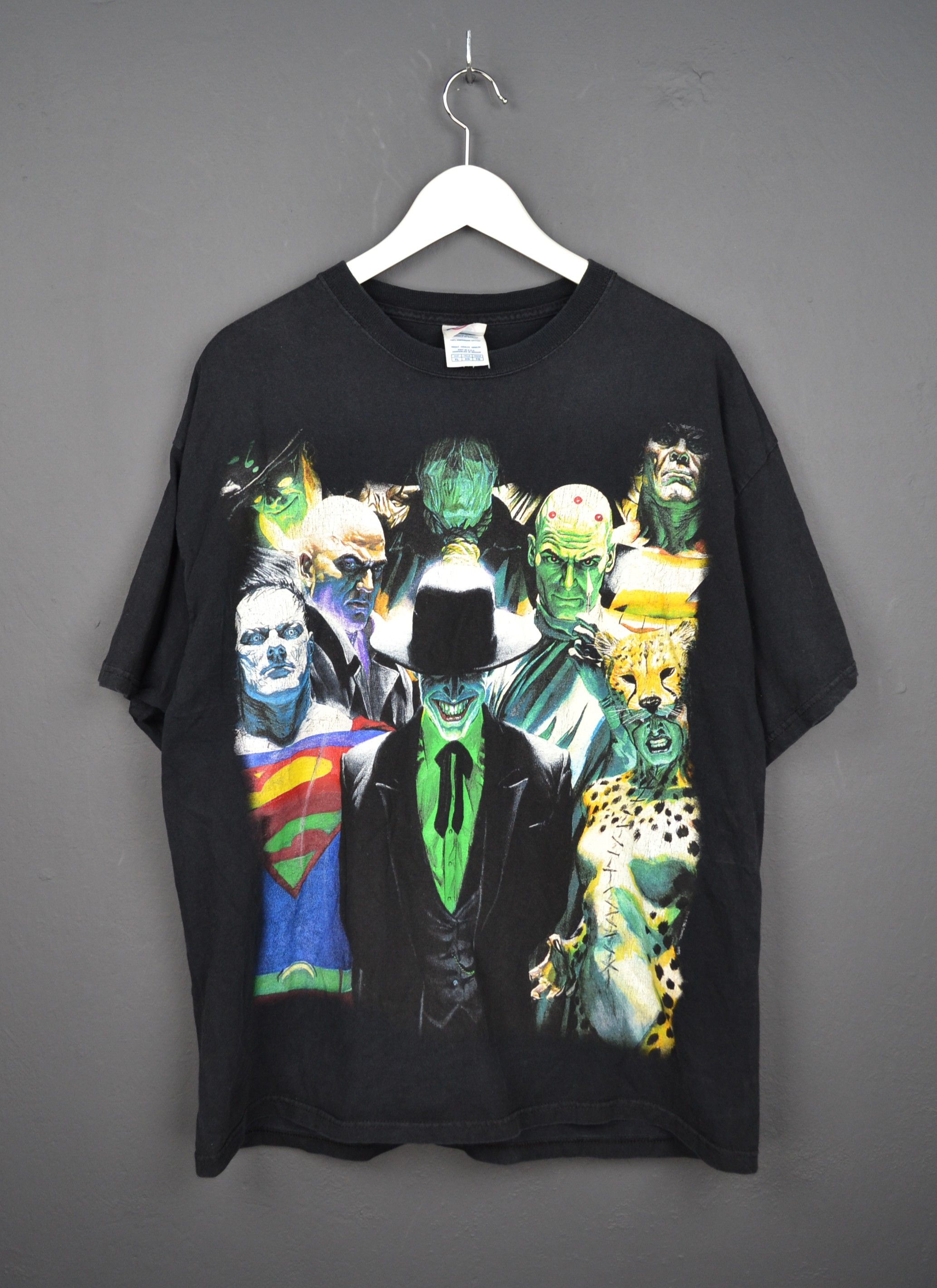 DC Comics DC Comics Super Villians 2007 Allover AOP Print T-shirt XL Size US XL / EU 56 / 4 - 1 Thumbnail
