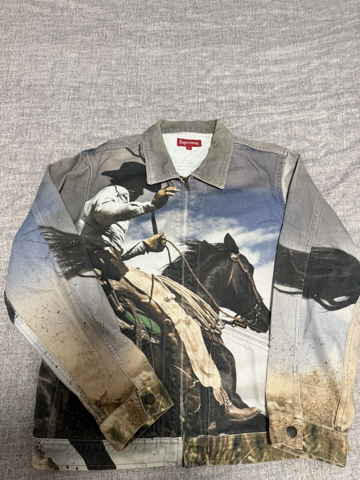 Supreme Cowboy Denim Work Jacket | Grailed