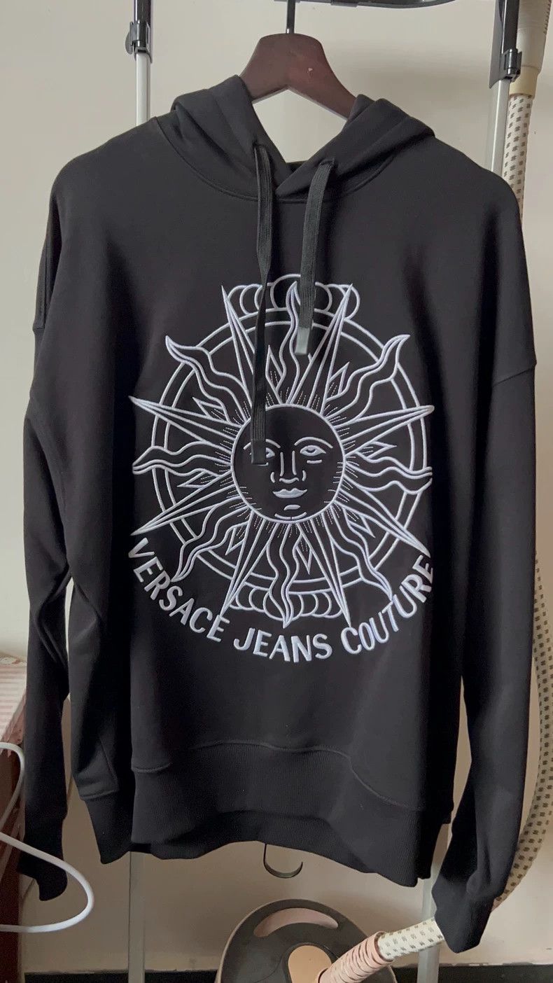 Versace Versace Jeans Couture Sun Print Hoodie - dmc Size US L / EU 52-54 / 3 - 1 Thumbnail