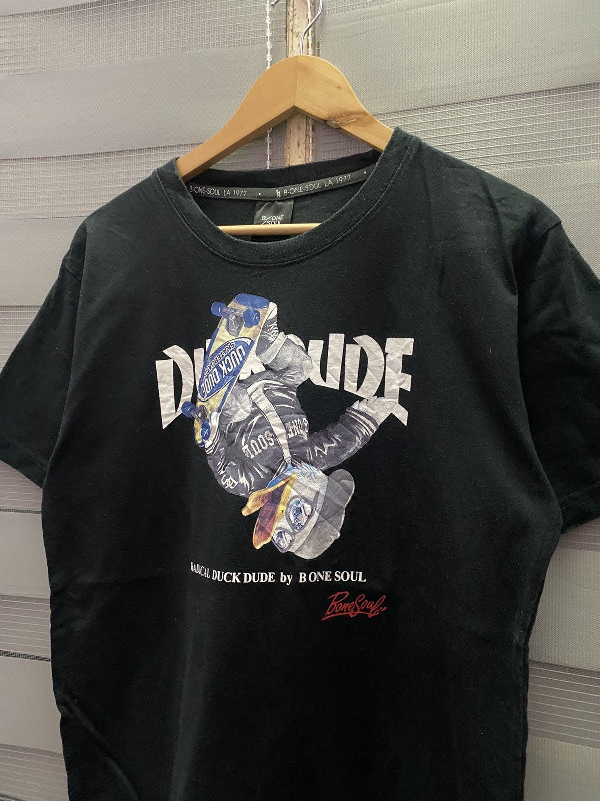 Anime Duck Dude B One Soul Skateboarding Tees Size US M / EU 48-50 / 2 - 2 Thumbnail