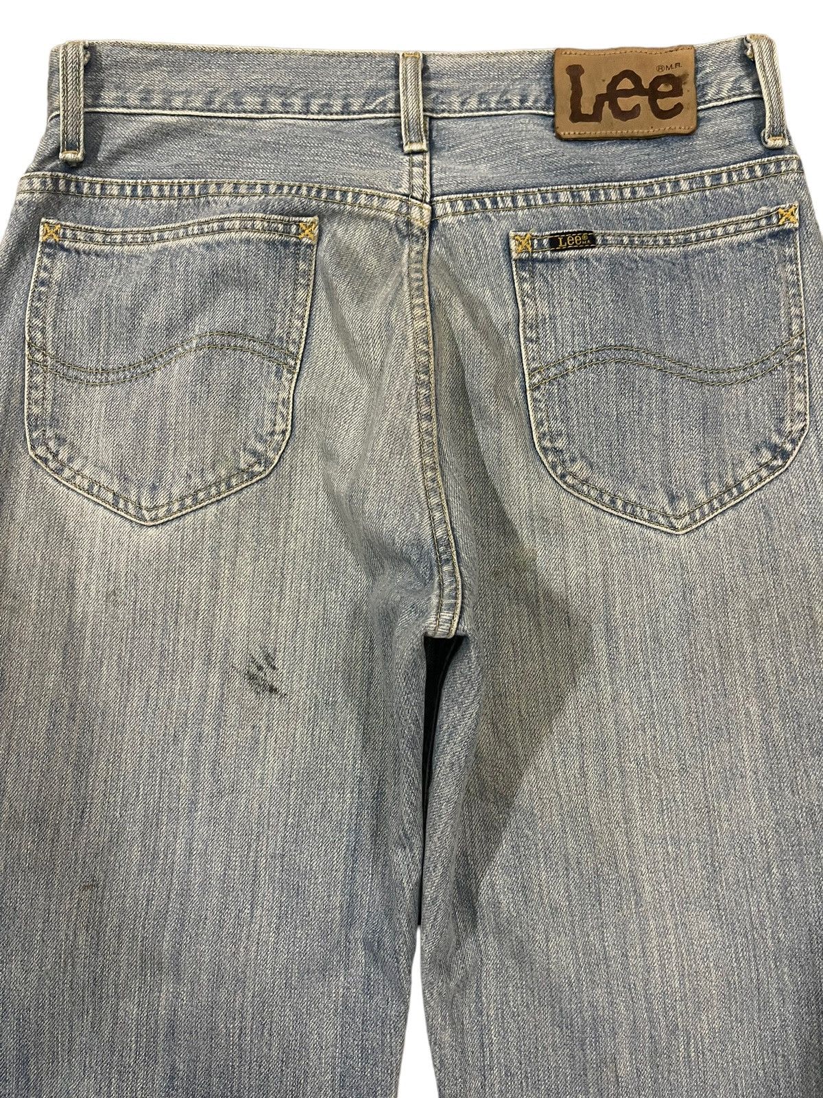 Lee Vintage 90s Lee Riders Blue Wash Distressed Style Jeans Size US 30 / EU 46 - 5 Thumbnail