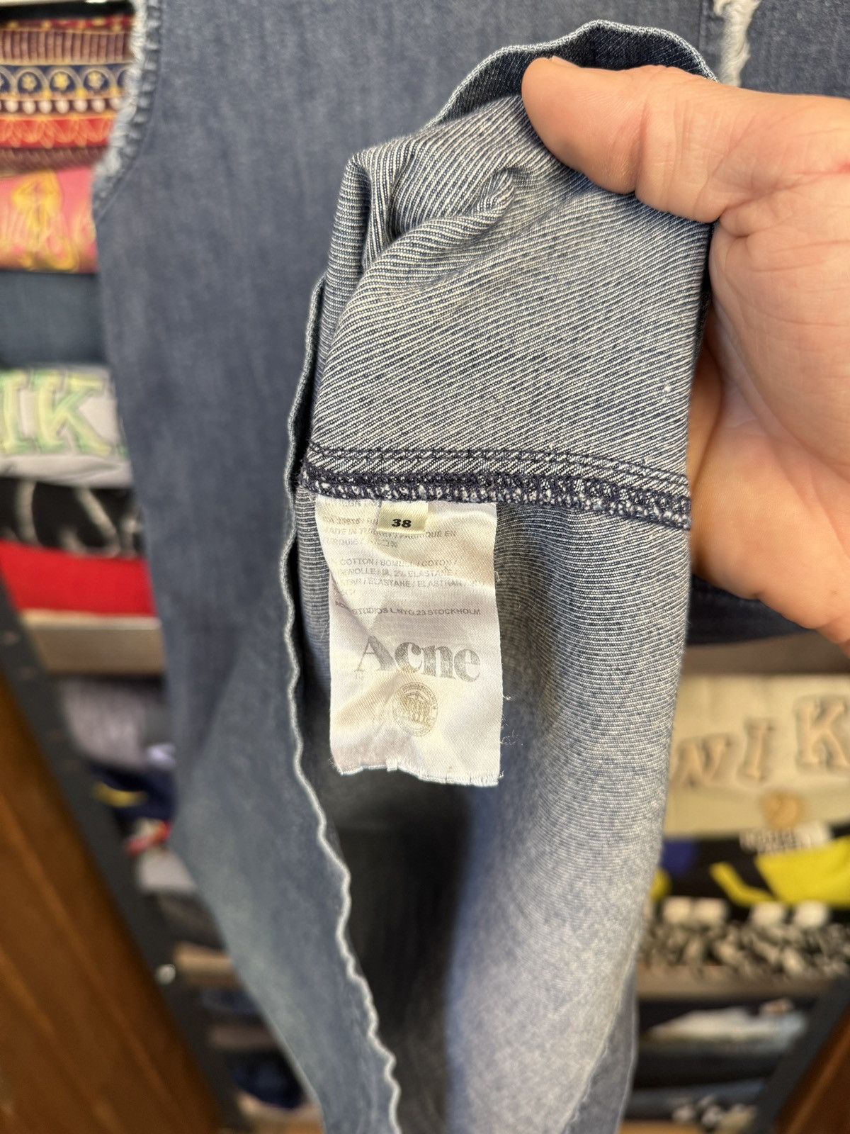 Acne Studios Crazy Acne Studios Distressed Denim Dress Size XS / US 0-2 / IT 36-38 - 11 Thumbnail