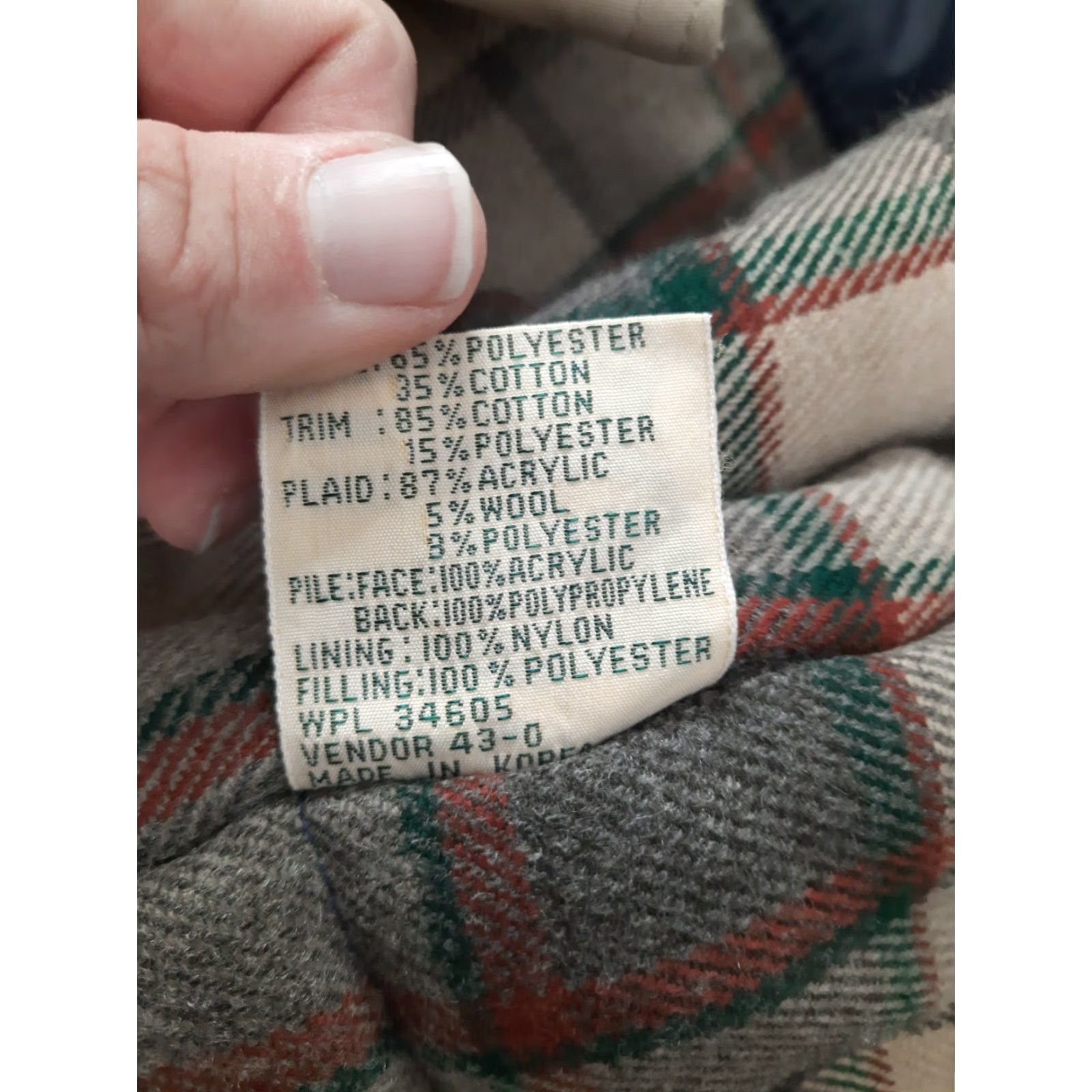Vintage VINTAGE St. John's Bay Puffer Jacket Parka Winter Coat Men M Beige Corduroy 90s Outdoor Hood Full Zip Insulated Size US M / EU 48-50 / 2 - 3 Thumbnail