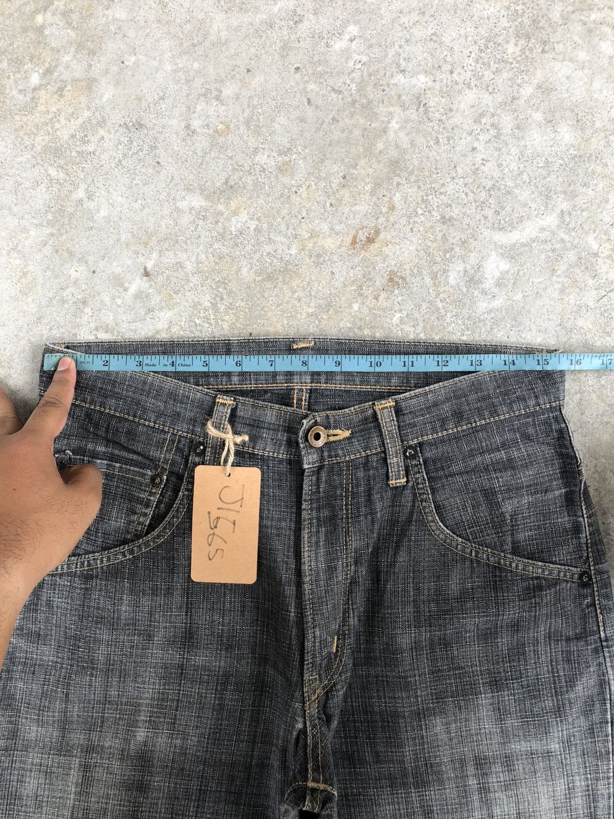 If Six Was Nine Edwin Flare Jeans Distressed Jeans Loose Size US 31 - 21 Thumbnail
