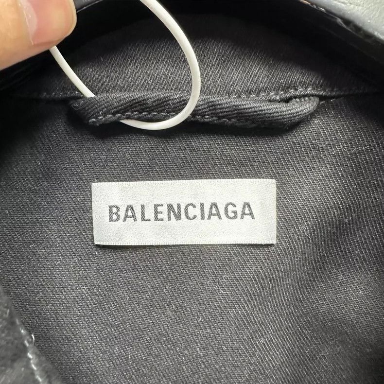 Balenciaga Balenciaga size 36 Crew Denim Jacket Size S / US 4 / IT 40 - 3 Thumbnail