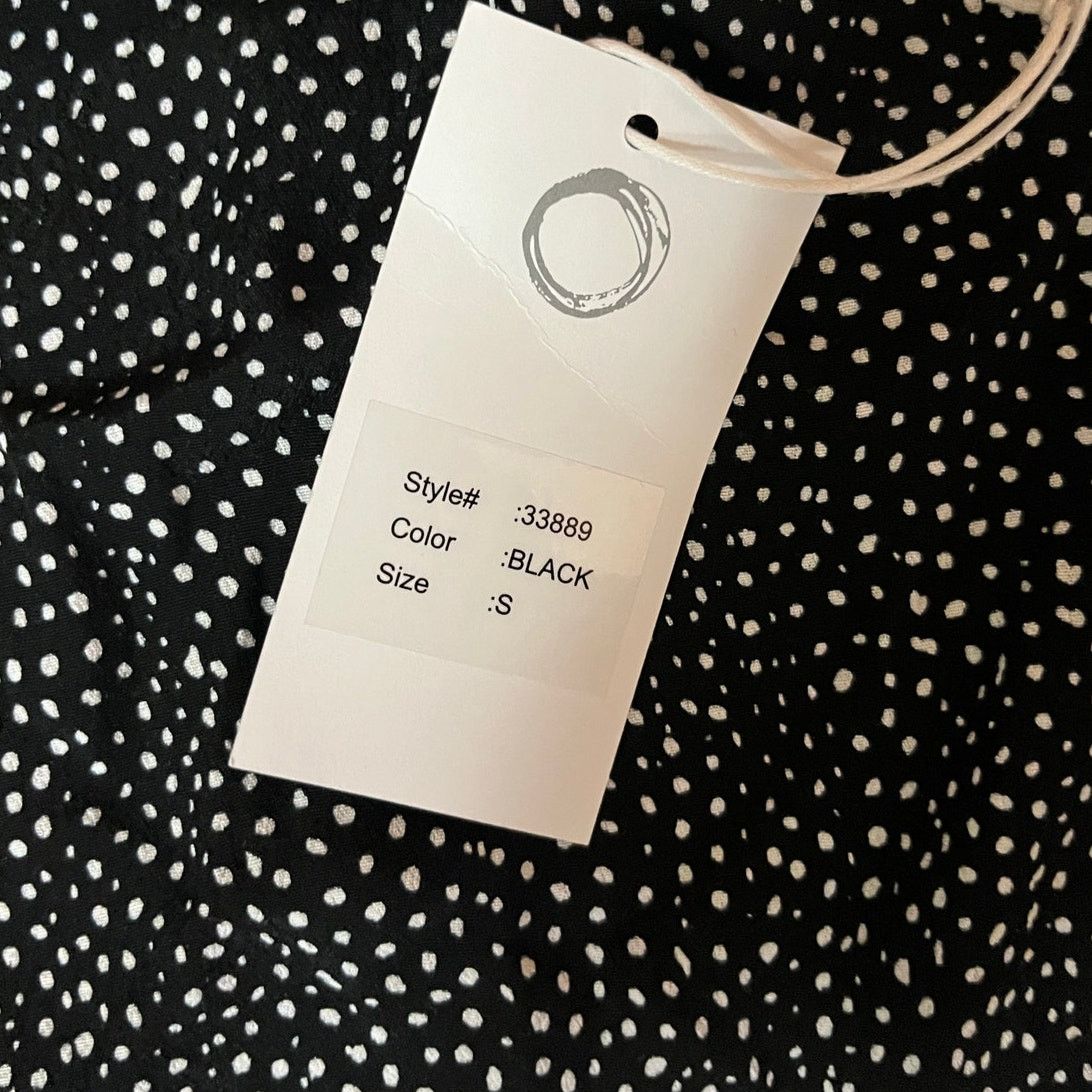 Habitat Habitat black & white polka dot long sleeve dress Size Smal/ Size S / US 4 / IT 40 - 6 Thumbnail