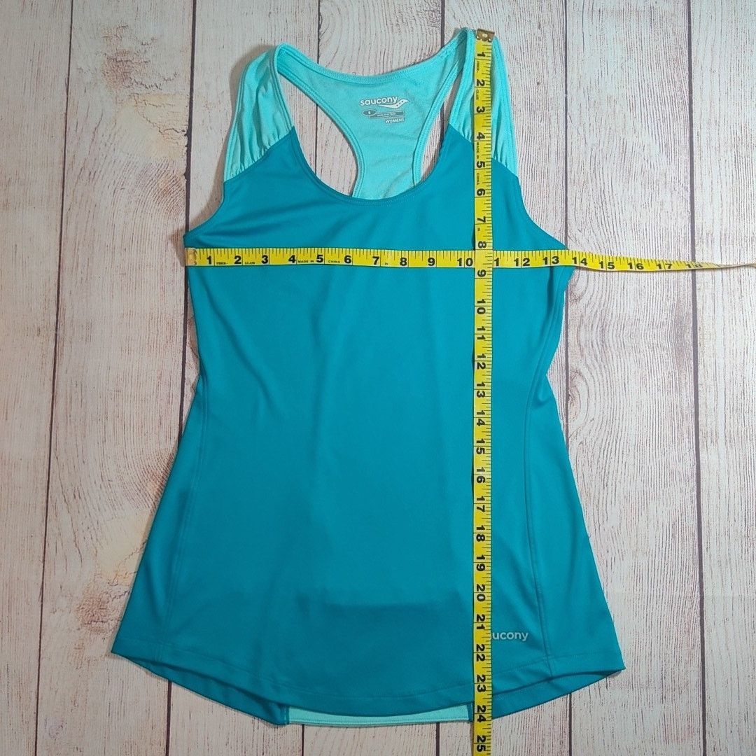 Saucony Saucony 2-tone Velo Racerback Tank Top sz S Size S / US 4 / IT 40 - 7 Thumbnail