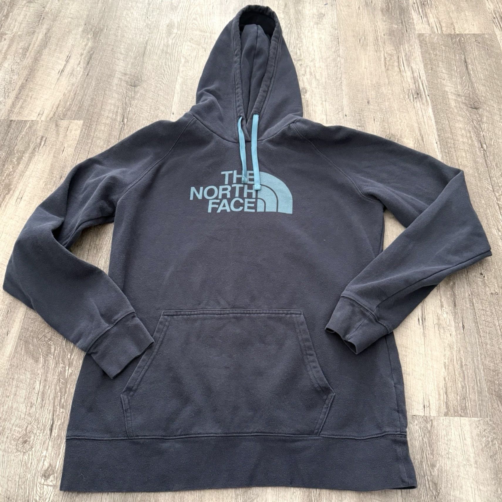 The North Face The North Face Hoodie Womens Large Blue Pullover NF0A3VHZ Kangaroo Logo NF0A3VHZ Size L / US 10 / IT 46 - 8 Thumbnail