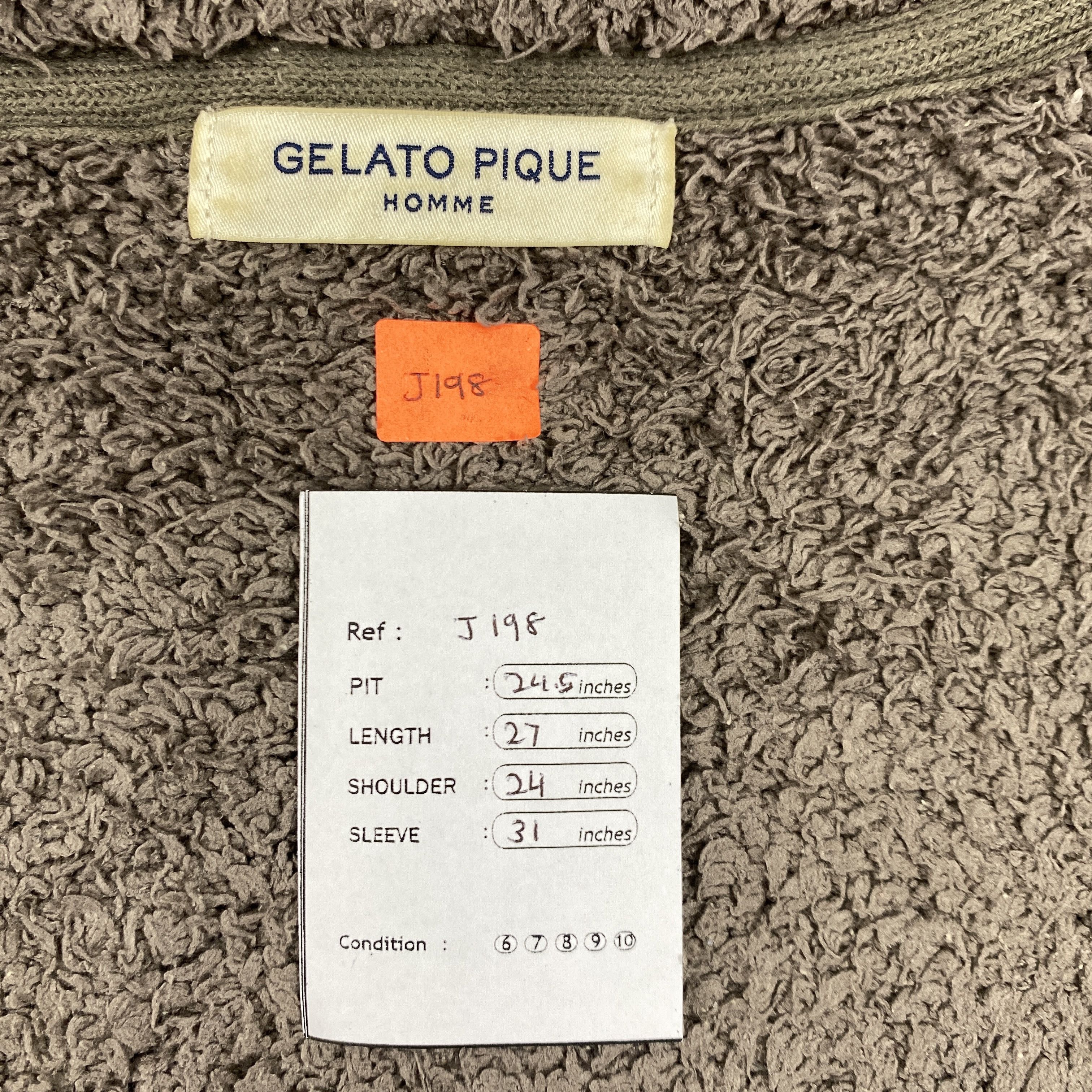 Japanese Brand Japanese Brand Gelato Pique Fleece Sweater Jacket -J198 Size US M / EU 48-50 / 2 - 5 Thumbnail