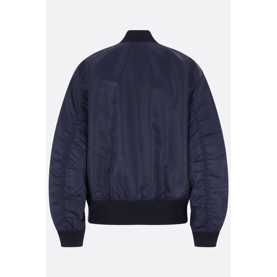 Prada PRADA Blue Nylon Twill Bomber Jacket New & Authentic (Women' Size XS / US 0-2 / IT 36-38 - 2 Thumbnail