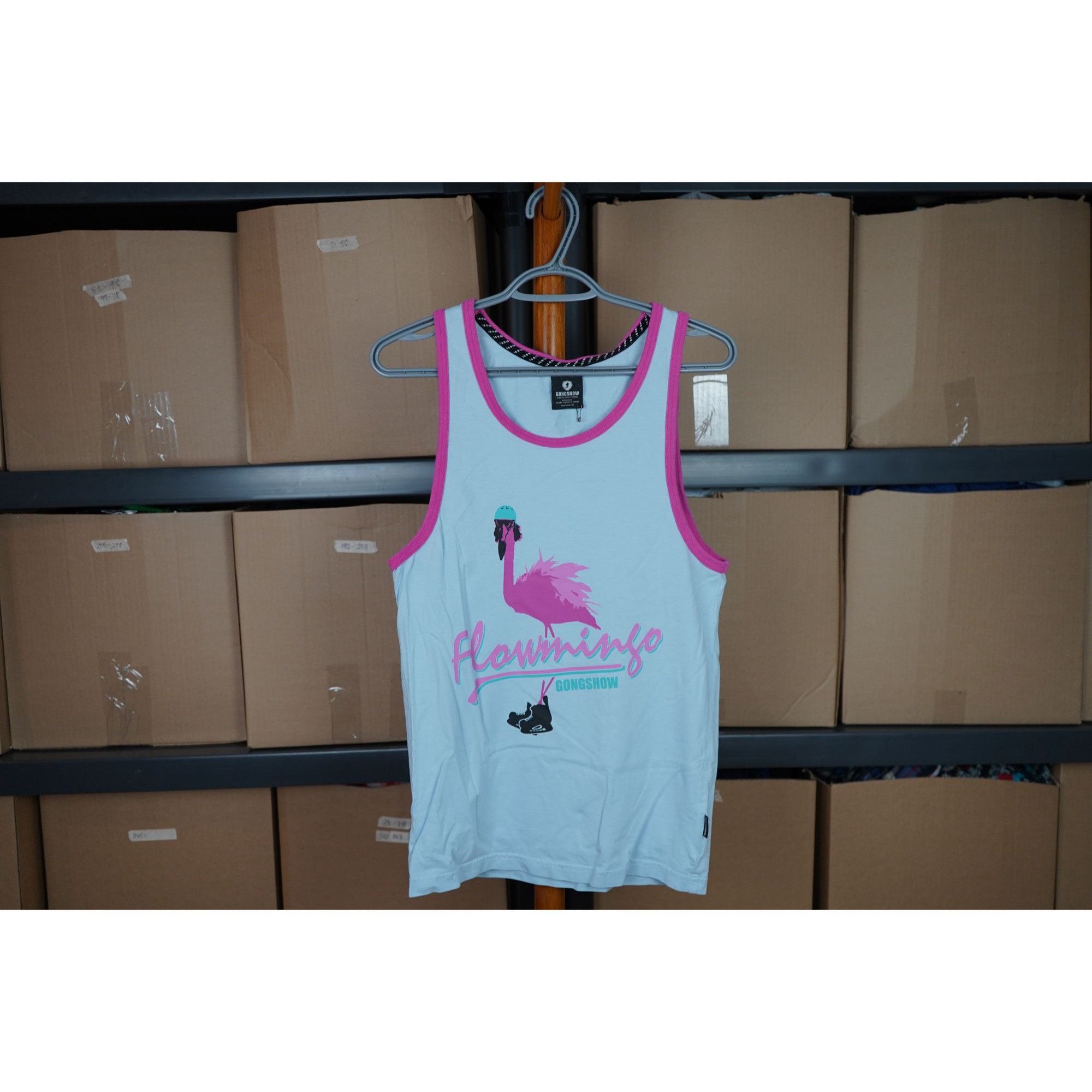 Vintage Y2K Gongshow Flowmingo Sports Tank Top Men's S #402 Size US S / EU 44-46 / 1 - 1 Thumbnail