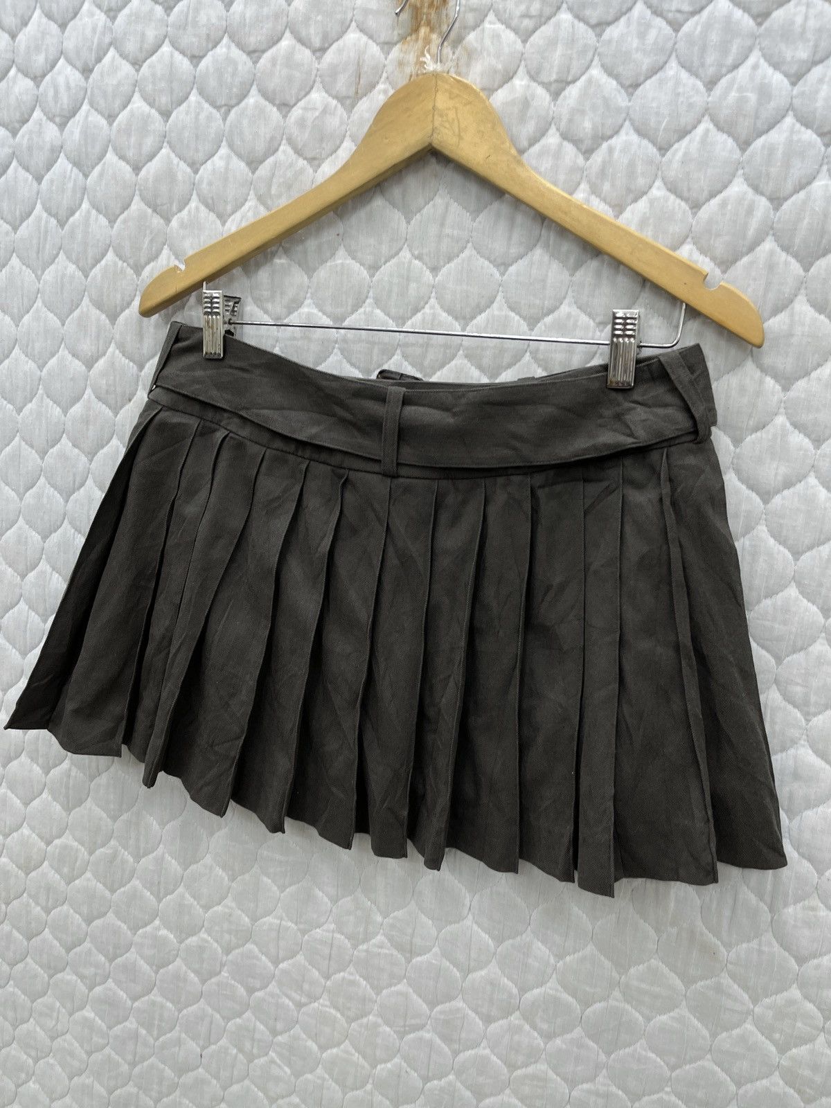 Katharine Hamnett London 🔥🔥🔥STEALS KATHARINE HAMNETT WRAPPED PLEATED BELT SKIRTS Size 32" / US 10 / IT 46 - 5 Thumbnail