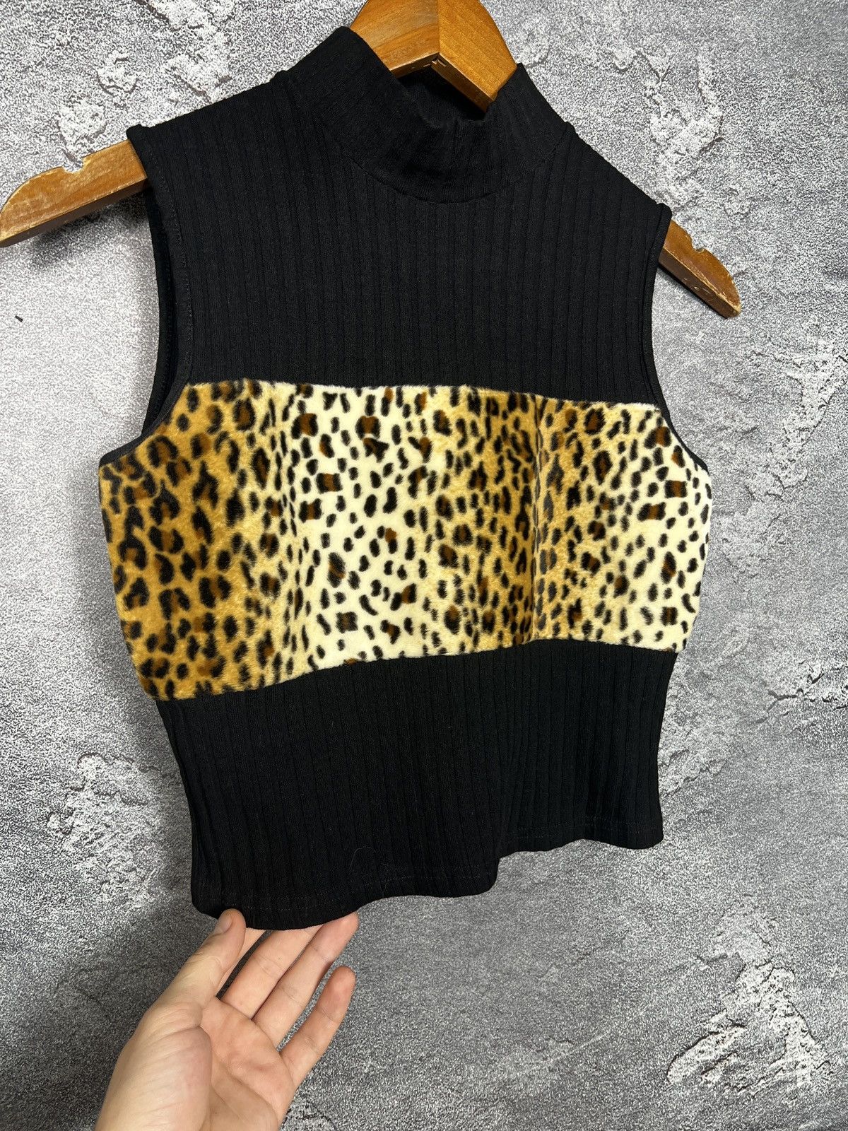 Morgan De Toi Vintage Y2K Morgan De Toi Leopard Print Vest Tank Top Size S Size S / US 4 / IT 40 - 2 Thumbnail