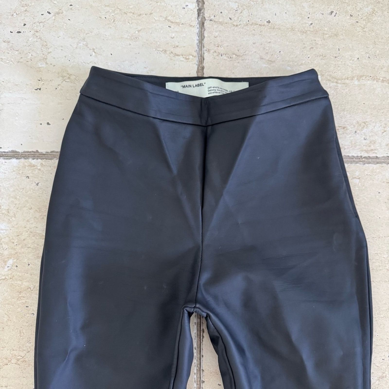Off-White OFF-WHITE Cropped Leggings, Size 38, Authentic Size 38" / US 16 / IT 52 - 5 Thumbnail