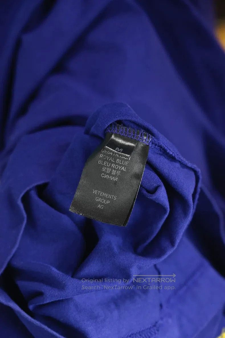 Vetements Vetements Printed Loose Fit Casual Short Sleeve T-Shirt Size US M / EU 48-50 / 2 - 4 Thumbnail