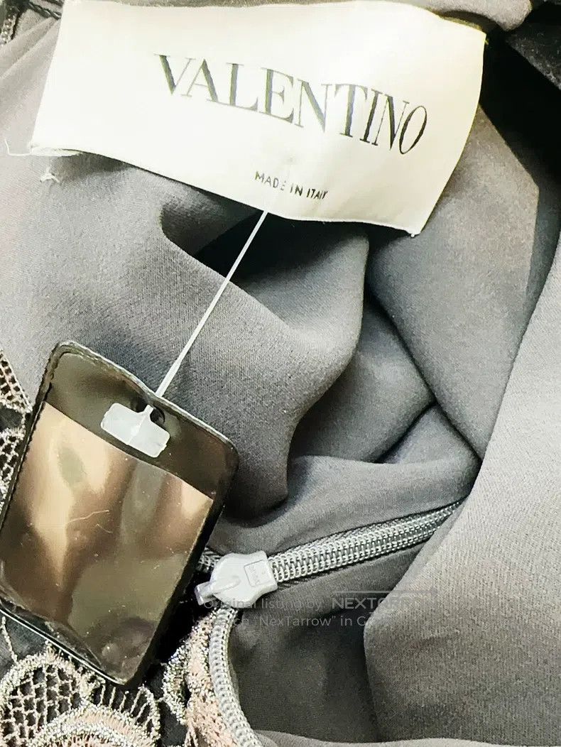 Other Valentino Coffee-coloured lace patched with feather collar Size M / US 6-8 / IT 42-44 - 5 Thumbnail