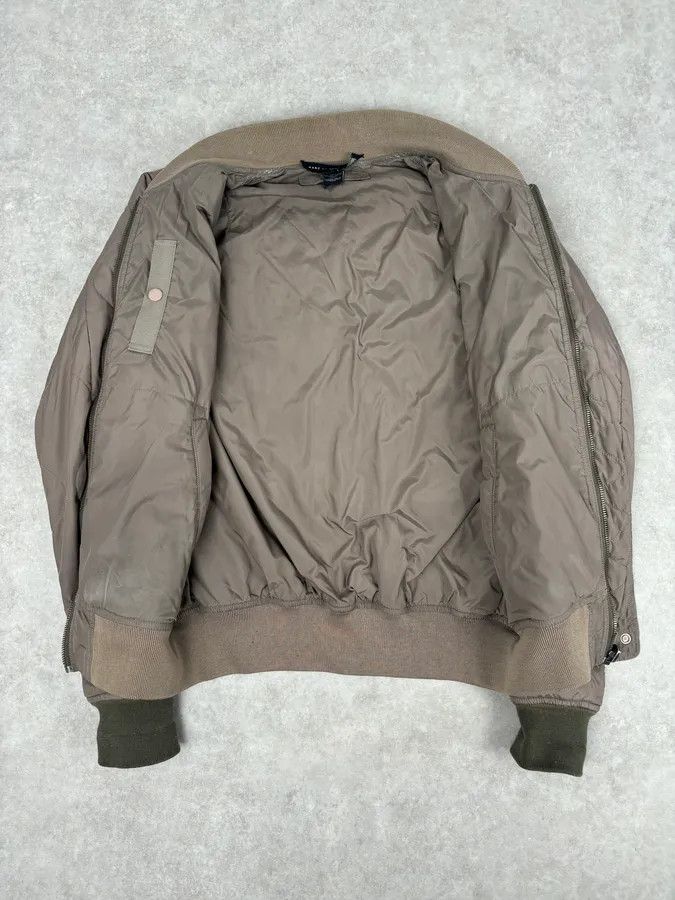 Marc Jacobs Marc Jacobs Reversible Beige Nylon Quilted Bomber Jacket Size US S / EU 44-46 / 1 - 12 Thumbnail