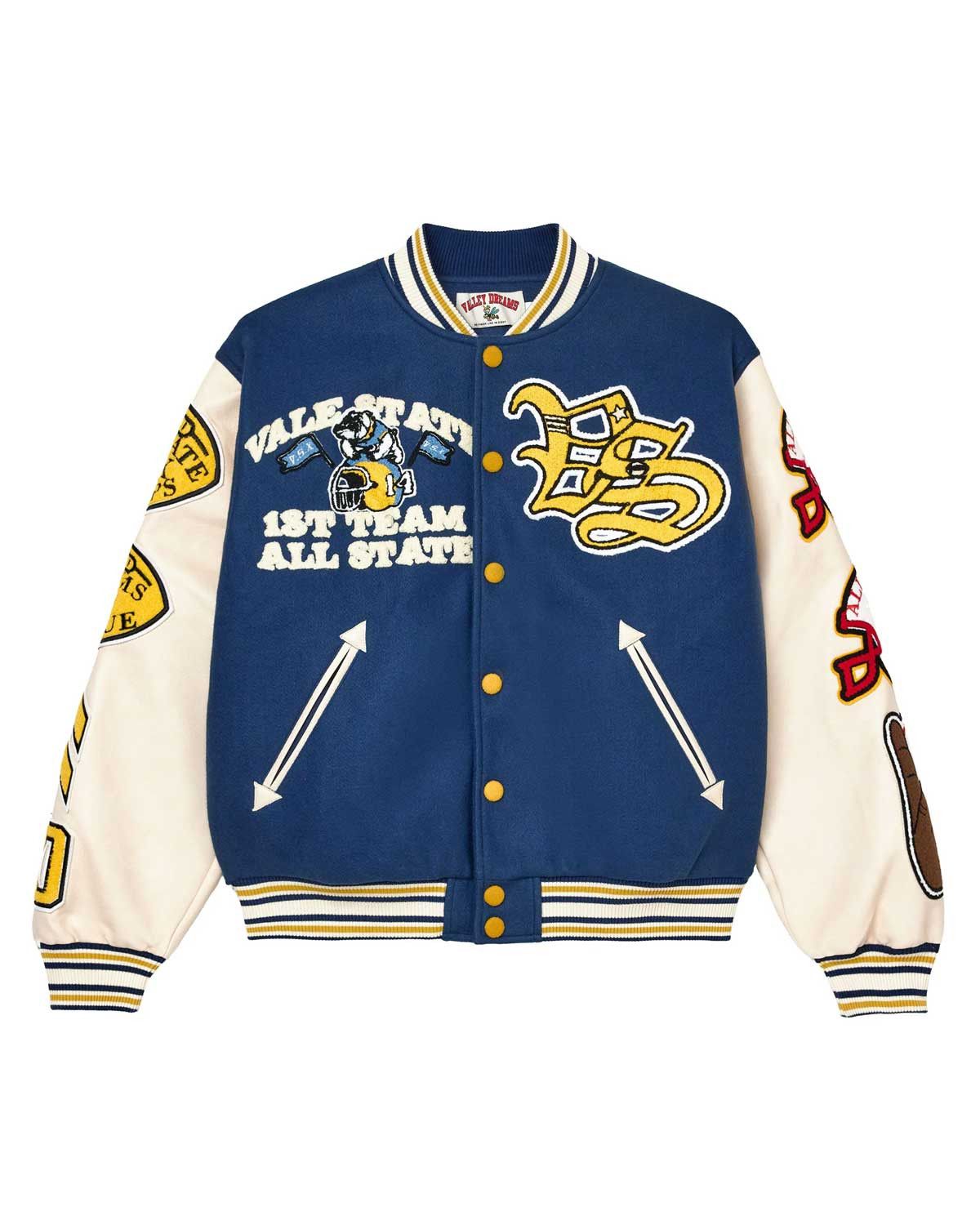 Vale Forever Friday Varsity Jacket Sky Blue Size US L / EU 52-54 / 3 - 1 Thumbnail