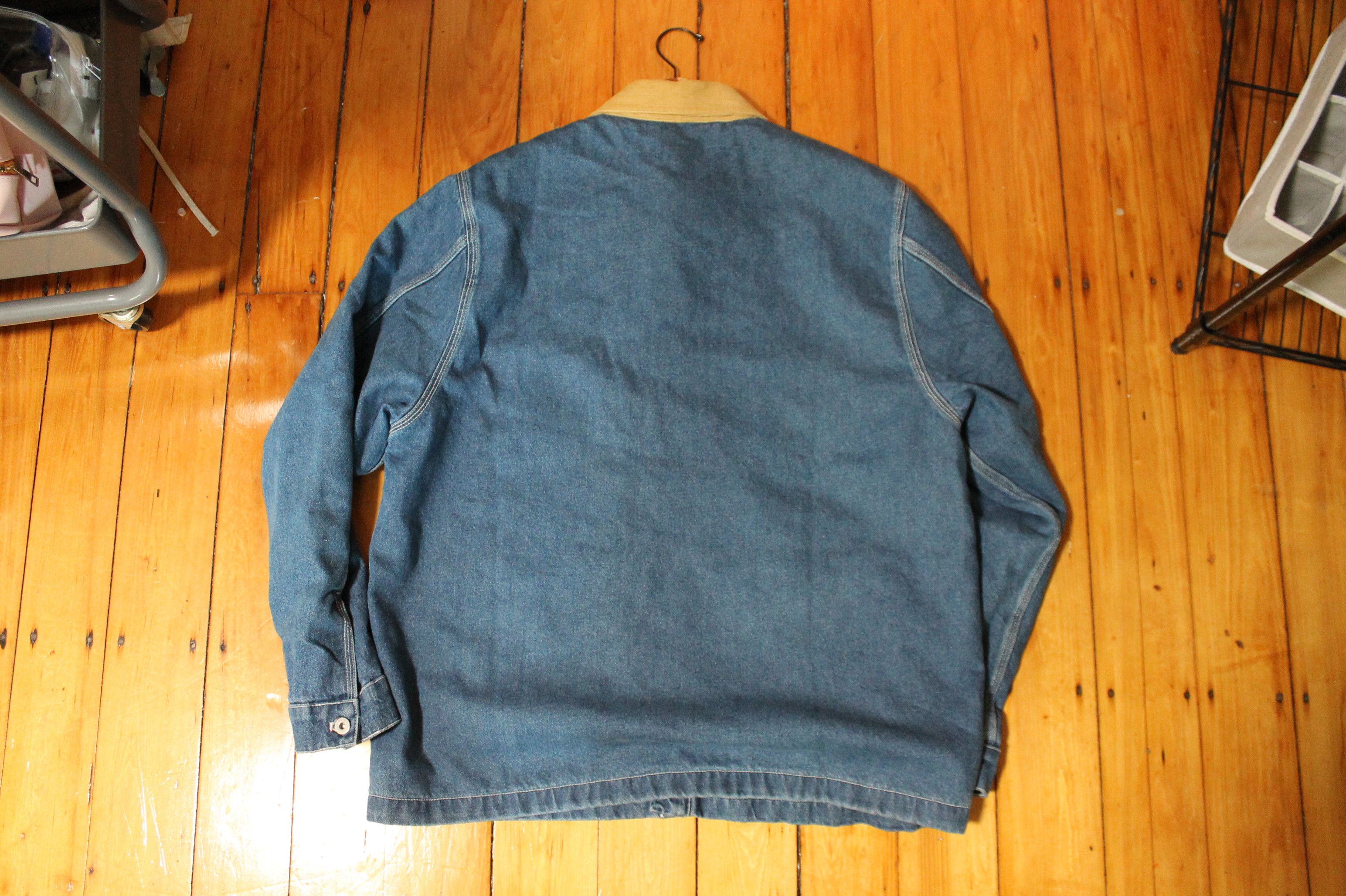 Stan Ray Winter Barn Coat (Vintage Stonewashed Denim) Size US L / EU 52-54 / 3 - 3 Thumbnail