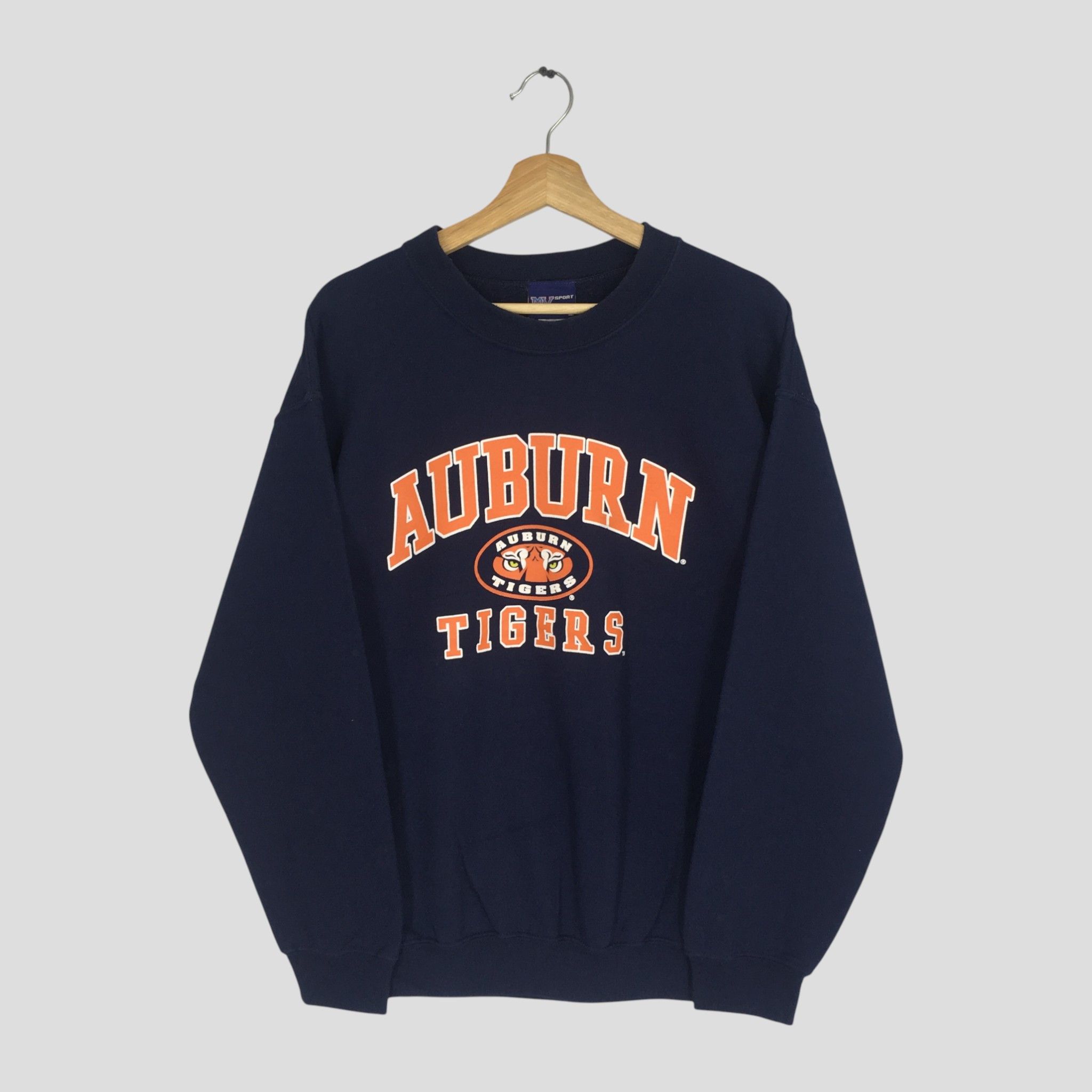 Auburn Sportswear Vintage 90s Auburn Tigers Blue Sweatshirt - 484 Size US M / EU 48-50 / 2 - 1 Thumbnail