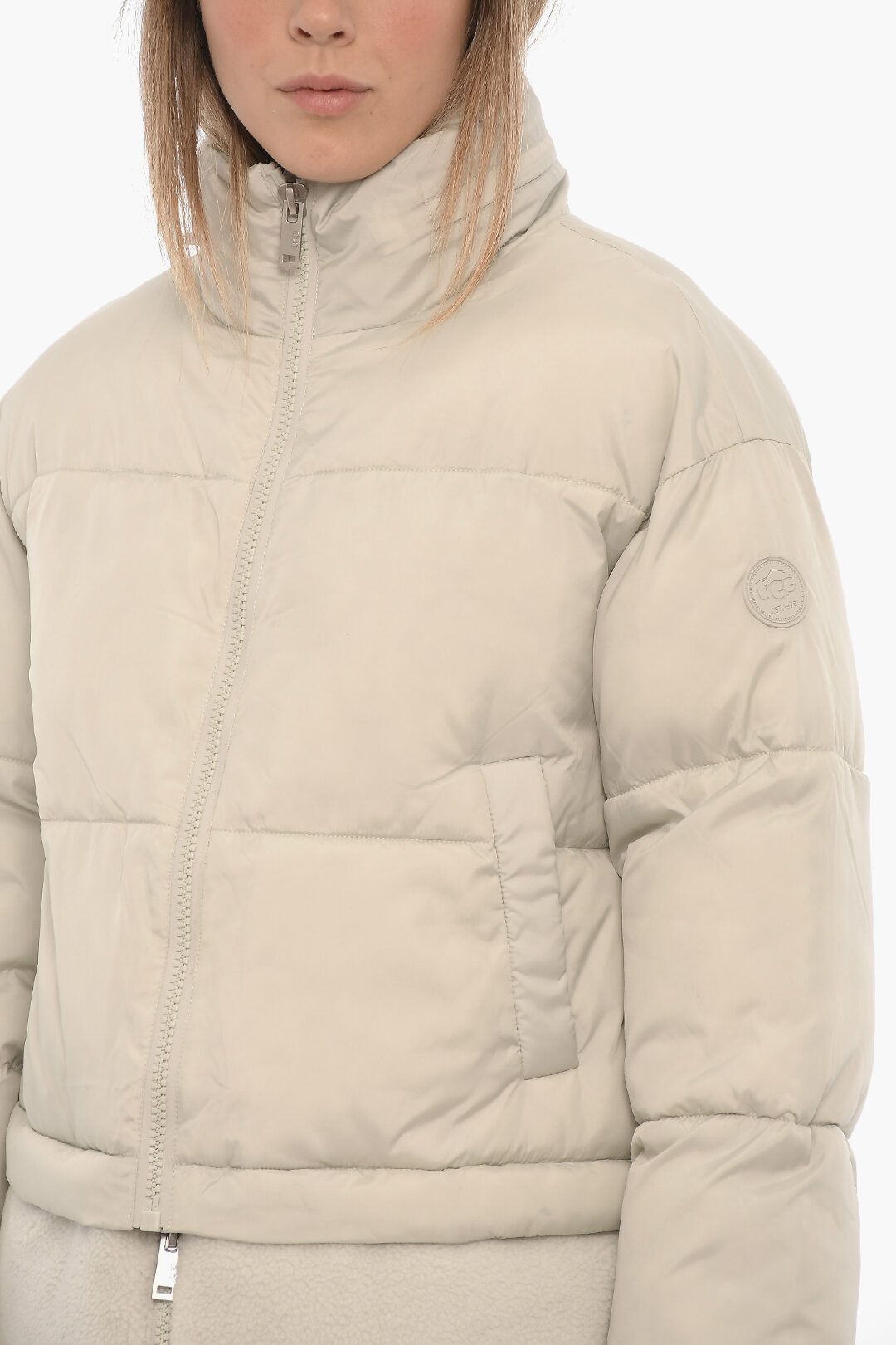 Ugg og1mm0824 Padded Annabeth Jacket with Faux Fur in Ivory Size XS / US 0-2 / IT 36-38 - 3 Thumbnail