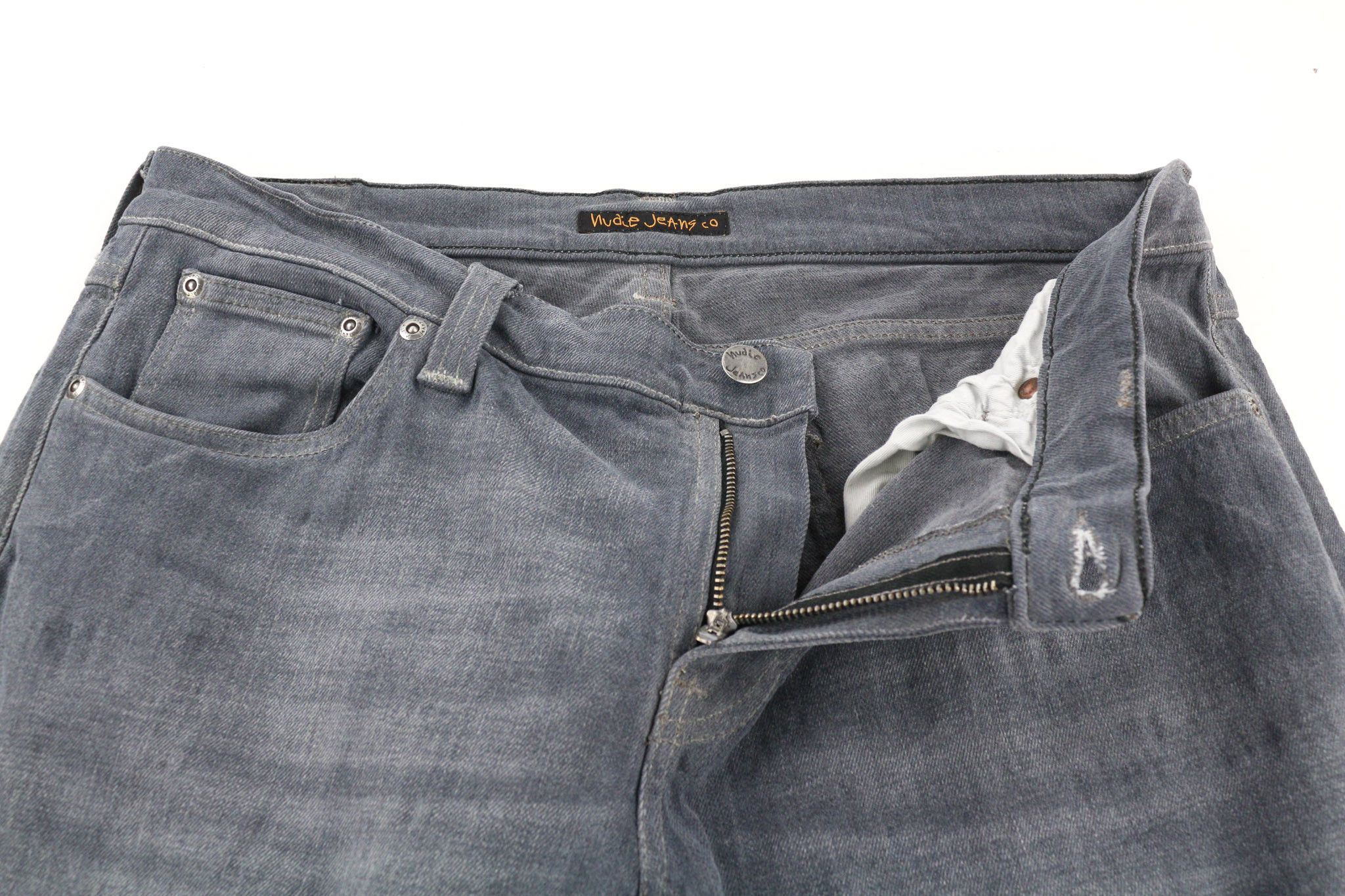 Nudie Jeans TIGHT LONG JOHN W34/L34 Slim Charcoal Jeans 80692 Size US 34 / EU 50 - 4 Thumbnail