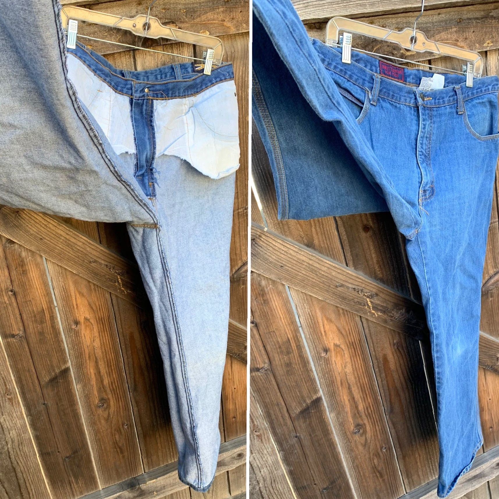 Vintage VINTAGE Brittania Jeans 1970s 1980s Waist 36 Inseam 29 30 Denim Blue Regular 38 Mens Size US 36 / EU 52 - 5 Thumbnail